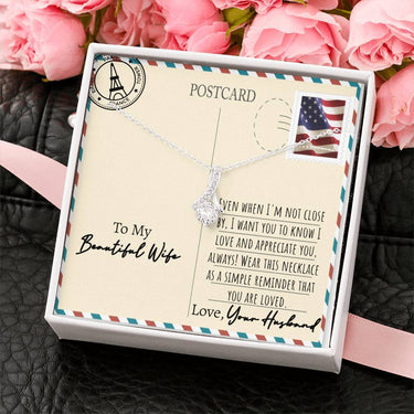 My Beautiful Wife Alluring Beauty Necklace - Love You This Much